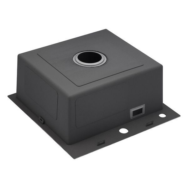 Комплект кухонной мойки Kroner KRP Geb&uuml;rstet 50х50HM ST17 GRA SL43744 фото