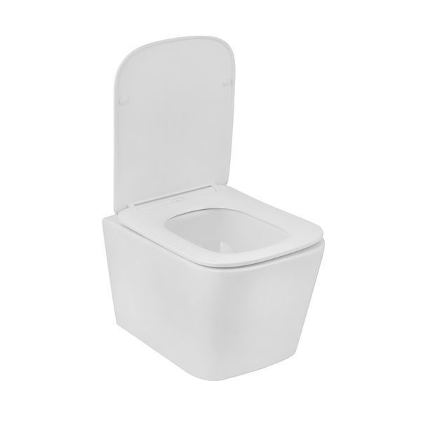 Комплект 4 в 1: Инсталляция Grohe Rapid SL 3 в 1 38772001 + Унитаз безободковый Kroner Eifel WHI483429 TORNADO с сиденьем Slim Duroplast / Soft-close / Quick relase KE483429WHIT (38772001KE483429) CV033823 фото