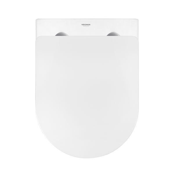 Комплект 4 в 1: Інсталяція Grohe Rapid SL 3 в 1 38772001 + Унітаз безободковий Kroner Harz WHI483632 TORNADO з сидінням Slim Duroplast / Soft-close / Quick relase KH483632WHIT (38772001KH483632) CV033824 фото