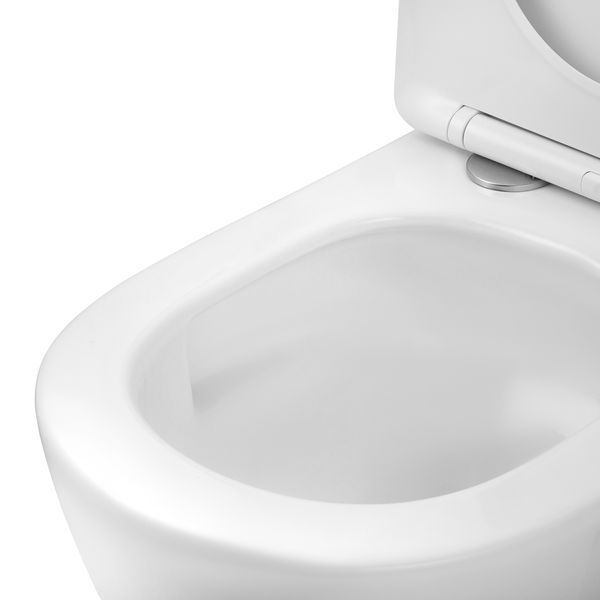 Комплект 4 в 1: Інсталяція Grohe Rapid SL 3 в 1 38772001 + Унітаз безободковий Kroner Harz WHI483632 TORNADO з сидінням Slim Duroplast / Soft-close / Quick relase KH483632WHIT (38772001KH483632) CV033824 фото