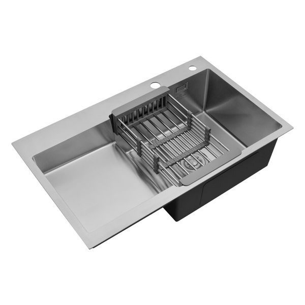 Комплект кухонной мойки Kroner KRP Geb&uuml;rstet - 7848RHM (3.0/1.0 мм) ST0300222 фото