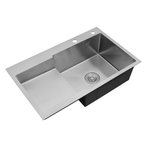 Комплект кухонной мойки Kroner KRP Geb&uuml;rstet - 7848RHM (3.0/1.0 мм) ST0300222 фото