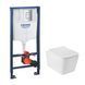 Комплект 4 в 1: Інсталяція Grohe Rapid SL 3 в 1 38772001 + Унітаз безободковий Kroner Eifel WHI523629 RIMLESS з сидінням Slim Duroplast / Soft-close / Quick relase KE523629WHIR (38772001KE523629) CV033825 фото 1