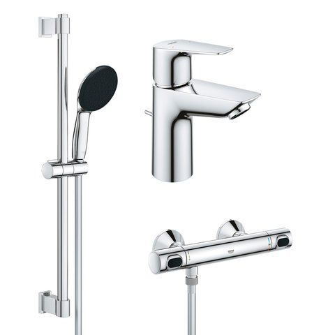 Комплект змішувачів для душу з термостатом Grohe QuickFix UA202503TS CV030629 фото