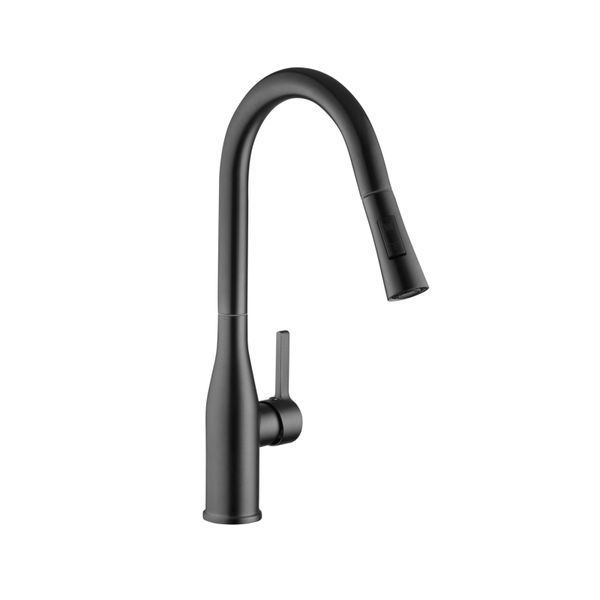 Комплект кухонной мойки Kroner KRP Schwarze 60х50HM PVD ST08 Grafite SL43839 фото
