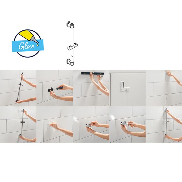 Комплект змішувачів для душу з термостатом Grohe QuickFix UA202503TS CV030629 фото