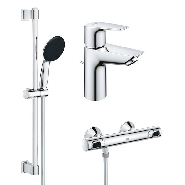 Комплект змішувачів для душу з термостатом Grohe QuickFix UA202503TS CV030629 фото