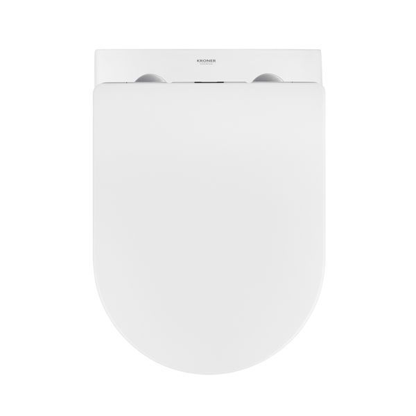 Комплект 4 в 1: Інсталяція Grohe Rapid SL 3 в 1 38772001 + Унітаз безободковий Kroner Harz WHI523632 RIMLESS з сидінням Slim Duroplast / Soft-close / Quick relase KH523632WHIR (38772001KH523632) CV033826 фото