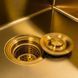 Комплект кухонної мийки Platinum Handmade 50*50 PVD Gold pl23555 фото 5