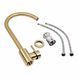 Комплект кухонної мийки Platinum Handmade 50*50 PVD Gold pl23555 фото 10