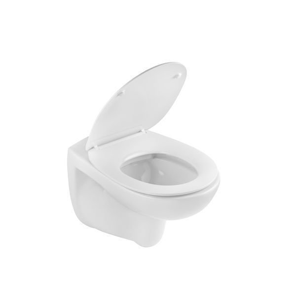 Комплект 4 в 1: Інсталяція GROHE Solido 3 в 1 3884966Q + Унітаз безобідковий Kroner Oker WHI533536 RIMLESS з сидінням Slim Duroplast / Soft-close / Quick relase KO533536WHIR (3884966KO533536) CV033827 фото