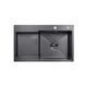 Комплект кухонної мийки Kroner Schwarze PVD - 7848RHM ST4306 ST51791 фото 2