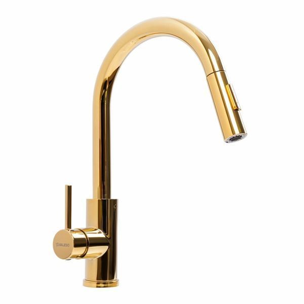 Комплект кухонной мойки Platinum Handmade 50*50 PVD Gold NES-JL7 pl23218 фото