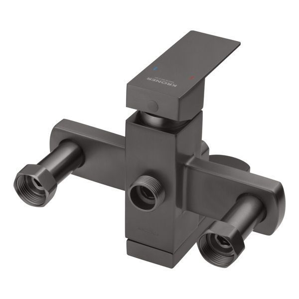 Набір 2 в 1 для ванної кімнати Kroner Edelstahl Kubus PVD063 SS1243 фото