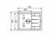 Комплект кухонної мийки Platinum 6550 INTENSO pl74871 фото 3