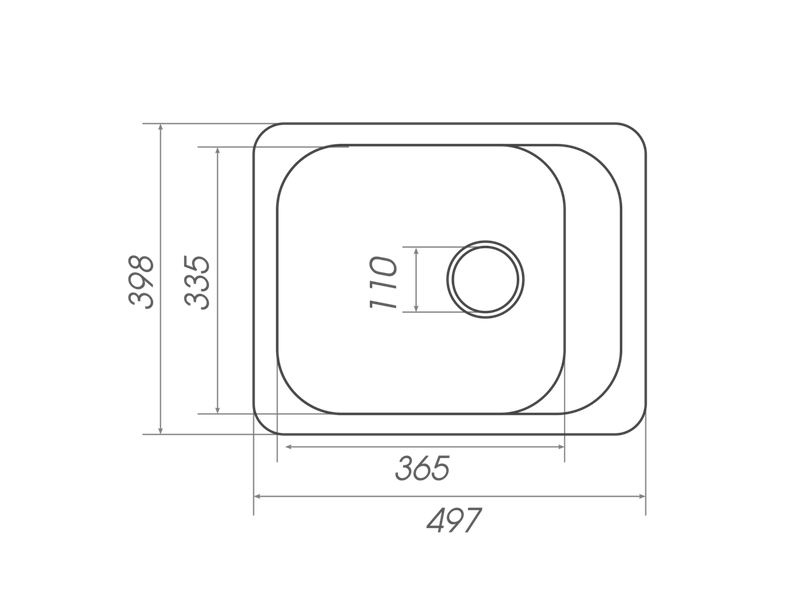 Комплект кухонної мийки Platinum 4050 KORRADO pl74714 фото