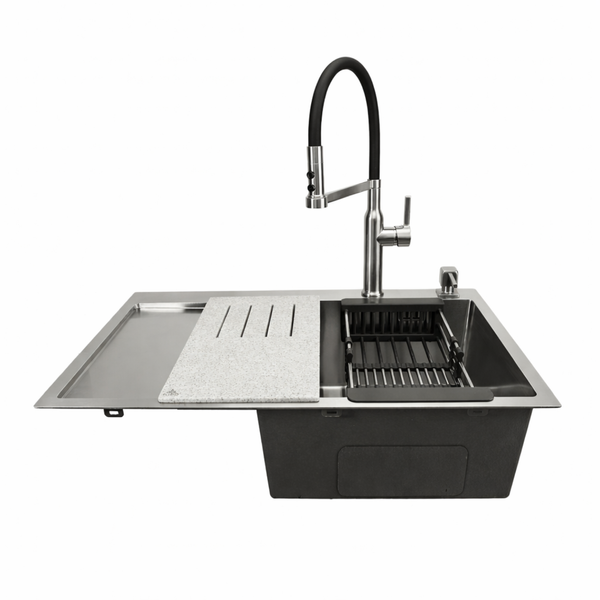 Обробна дошка для кухонних мийок Pllen&oacute; grigio sink ST9701 фото