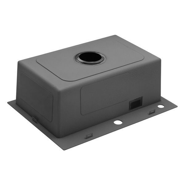 Комплект кухонной мойки Kroner KRP Schwarze 58х43HM PVD ST08 Grafite SL44648 фото