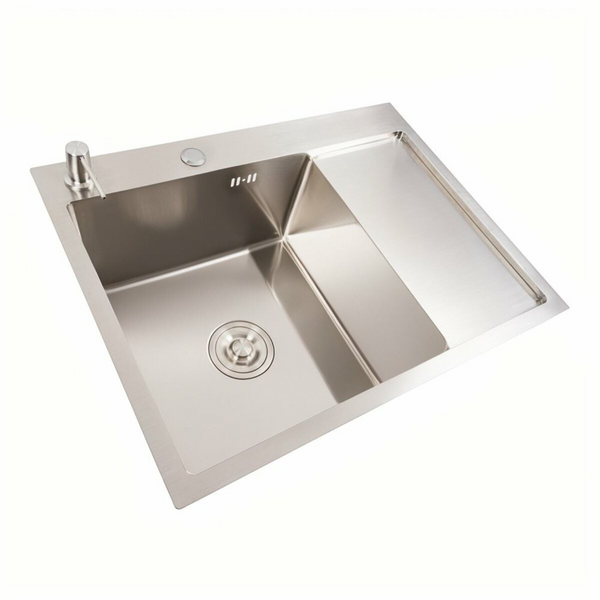 Комплект кухонної мийки Platinum Handmade CM 65*50 L pl23349 фото