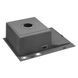 Комплект кухонної мийки Kroner KRP Geb&uuml;rstet 63х50LHM BLK04 nichel SL54261 фото 8