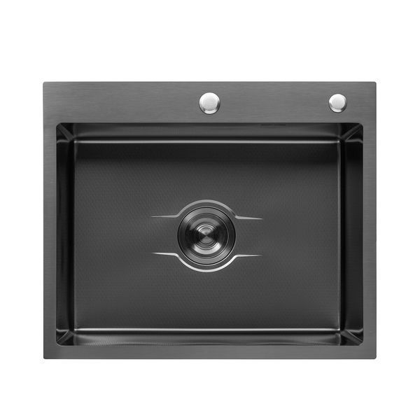 Комплект кухонної мийки Kroner Derby PVD - 6050HM ST343731 фото