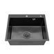 Комплект кухонної мийки Kroner Derby PVD - 6050HM ST343731 фото 4