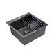 Комплект кухонної мийки KRP Schwarze - 5050HM PVD ST043320 фото 5