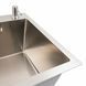 Комплект кухонної мийки Platinum Handmade HSBB 580x430x225 pl23329 фото 5