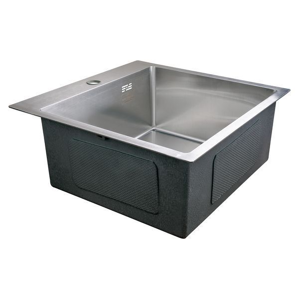 Комплект кухонной мойки KRP Geb&uuml;rstet - HM5050 Edelstahl GRA ST53948 фото