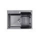 Комплект кухонної мийки KRP Schwarze - 5843HM PVD ST044320 фото 4