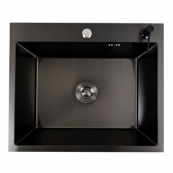 Комплект кухонної мийки Platinum 60*50 PVD TH36 pl84388 фото