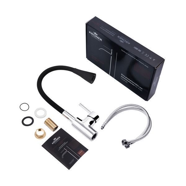 Комплект кухонної мийки KRP C031BLK Geb&uuml;rstet-6350LHM ST131348 фото