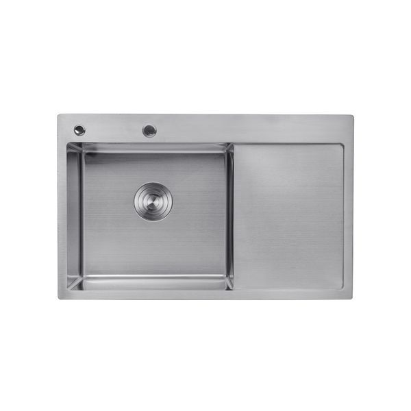 Комплект кухонной мойки Kroner Geb&uuml;rstet - 7849LHM BLK ST33321 фото