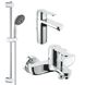 Набір змішувачів 3 в 1 для ванної кімнати Grohe QuickFix Get M-Size UA202701MQ CV030610 фото 1