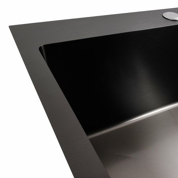 Комплект кухонної мийки Platinum 70*50 PVD TH36 pl84333 фото