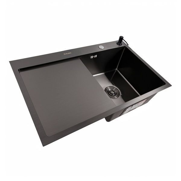 Комплект кухонной мойки Valeso 78х50 RHM PVD ST08 SL47327 фото