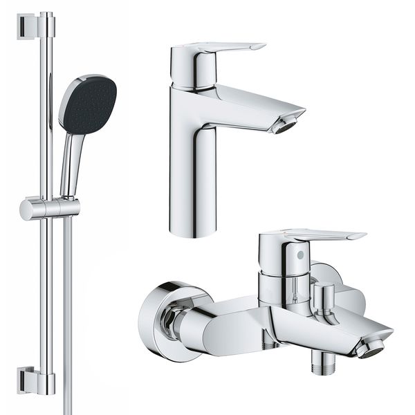 Набір змішувачів 3 в 1 для ванної кімнати Grohe QuickFix Start M-Size UA202301ME CV030618 фото