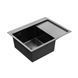 Комплект кухонной мойки KRP Schwarze - 6350LHM PVD ST41922 фото 4