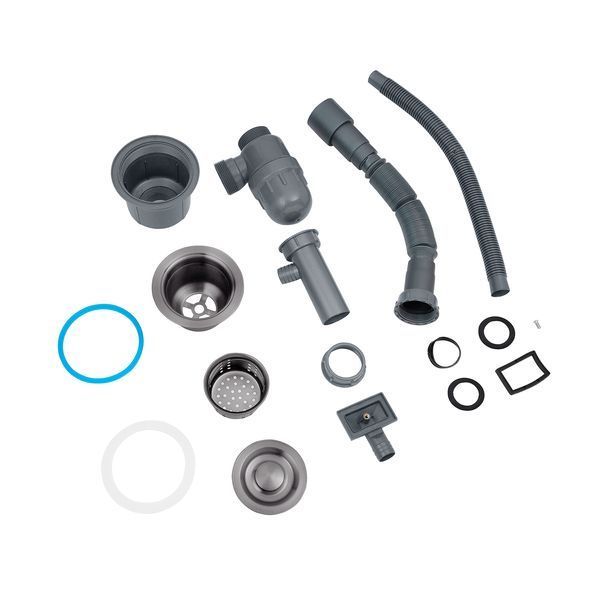 Комплект кухонної мийки Kroner KRP 6350HM PVD Ersel ST43751 фото