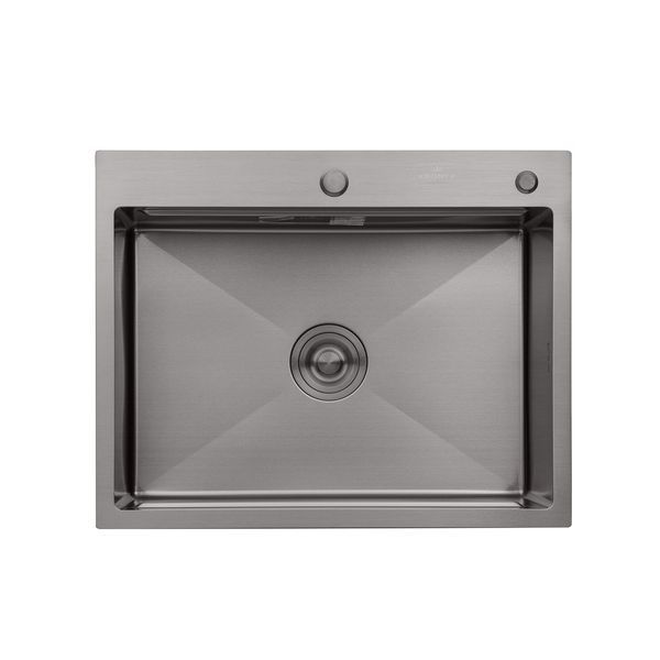 Комплект кухонної мийки Kroner KRP 6350HM PVD Ersel ST43751 фото