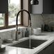 Змішувач для кухні з гнучким виливом Pllen&oacute; Lazio PVD ST07 Grafite ST430007 фото 12