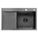 Комплект кухонної мийки Kroner KRP Schwarze - 7849RHM PVD ST4303 ST42176 фото 2