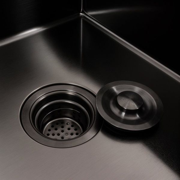 Комплект кухонної мийки Valeso 78х50 RHM PVD ST03 SL42166 фото