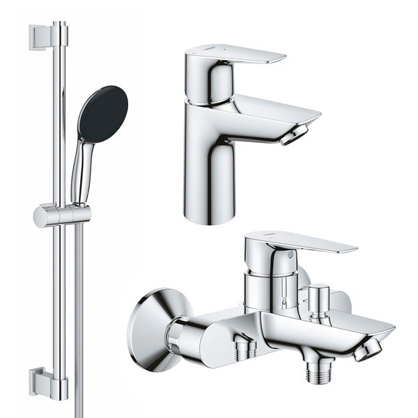 Набір змішувачів 3 в 1 для ванної кімнати Grohe QuickFix StartEdge S-Size UA202501SE CV030624 фото