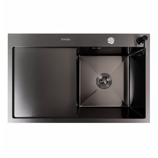 Комплект кухонної мийки Valeso 78х50 RHM PVD ST03 SL42166 фото