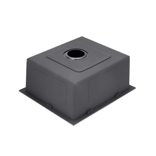 Комплект подрібнювач та кухонна мийка KRP Schwarze - 5050HM PVD ST142420 фото