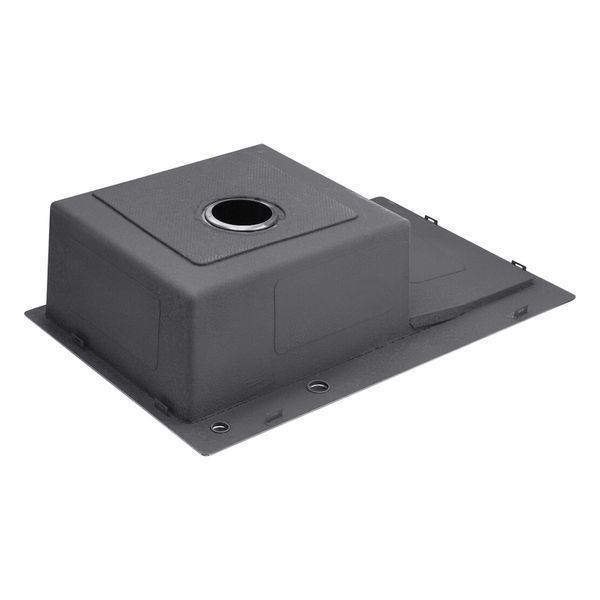 Комплект кухонної мийки Kroner KRP Schwarze 7849LHM PVD ST4303 ST42121 фото