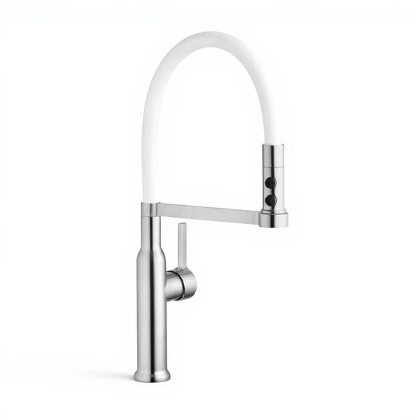 Комплект кухонної мийки Valeso 50х50HM WHI16 Kitchen Line SL73541 фото