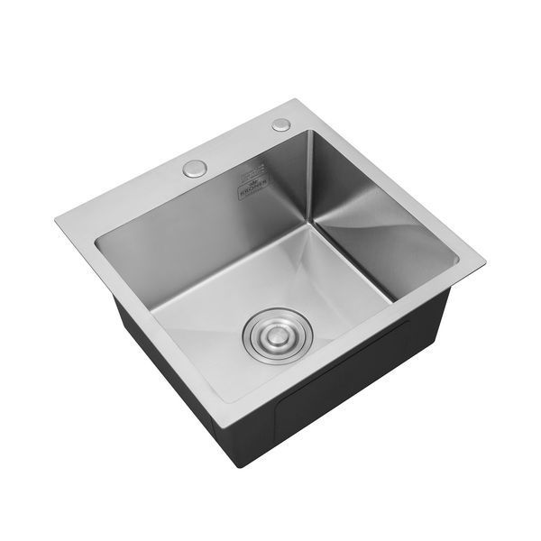 Комплект кухонної мийки Kroner KRP Geb&uuml;rstet - 4545HM ST4304 ST375281 фото