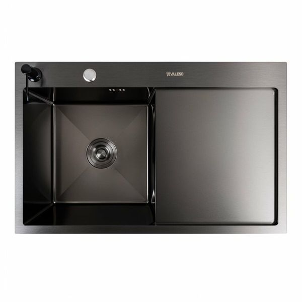 Комплект кухонної мийки Platinum Handmade CM 78*50 L PVD pl23731 фото